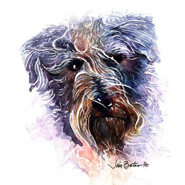 Glen of Imaal Terrier
$210
12 x 12” 
Black wood Frame